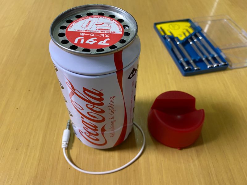 懐かしのコカ・コーラの缶スピーカー‼（Nostalgic CocaCola can speaker!）